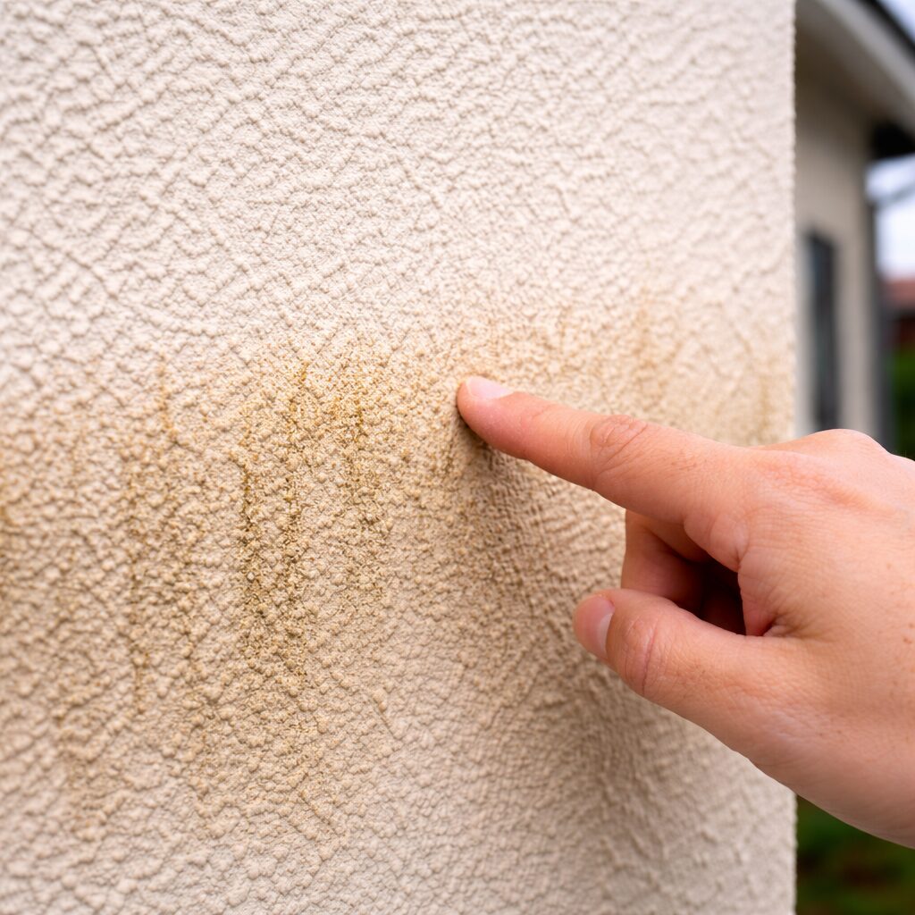 外壁塗装の色あせ 変色 紫外線による劣化状態